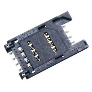 全塑8PIN加强SIM卡座