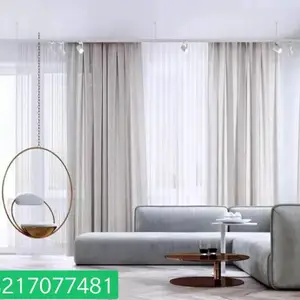 批发商 定制 棉尼龙 窗帘 布料 款式定做 宾馆 医院 写字楼 别墅 高低档窗帘布艺 全国发货工期快