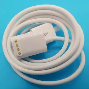 磁吸充电线榨汁杯数据线强磁不掉2pin4pin充电线儿童手表手环充电线