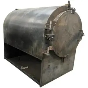 家用椰壳果木碳化炉 多功能无烟制炭设备 小型吊装型碳烧生产线