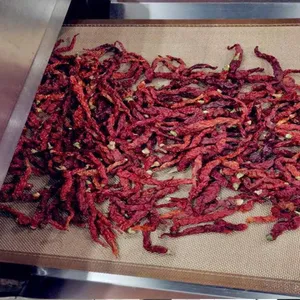 小型辣椒烘干设备 果蔬食品烘干机 微波辣椒干燥设备