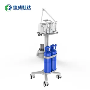 信成医疗 VT002-03|呼吸机医疗推车医用氧气瓶运输四轮手推车