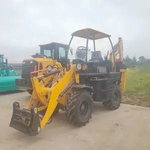 鲁装35简装无棚小型两头忙挖掘装载机-麻雀虽小五脏俱全