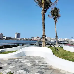 上海园林景观清水混凝土坐凳定制
