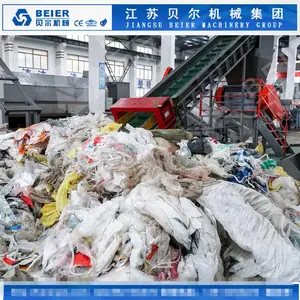 江苏贝尔机械-1吨PP,PE编织袋,薄膜回收清洗设备生产线