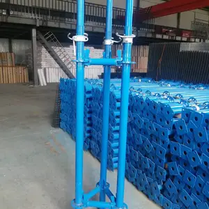 建筑可调节钢支撑 喷塑钢支撑架 独立钢支柱 用于工地施工 稳定性强