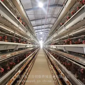 河南鸡笼厂供应层叠式蛋鸡笼自动化养鸡设备立式鸡笼价格