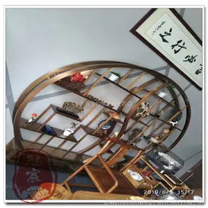 欧式不锈钢酒柜制冷恒温玻璃展示柜金属装饰柜别墅书柜定制