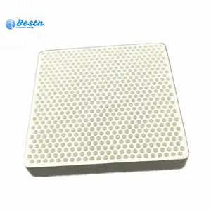 堇青石 莫来石材质陶瓷过滤片 耐高温熔炉铝炉用蜂窝陶瓷片
