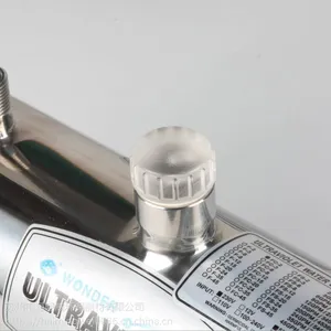 紫外线消毒器美国WONDER 水处理设备管道式二次供水自来水井水杀菌器灭菌EB-12