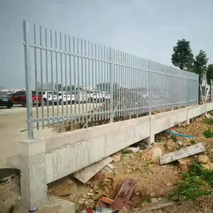 潮州学校围墙栏杆 小区铁艺栅栏安装 工厂锌钢护栏现货