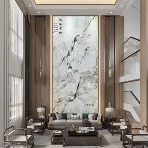 供应 品一天然山水画复式背景墙 石材山水画 天然石画