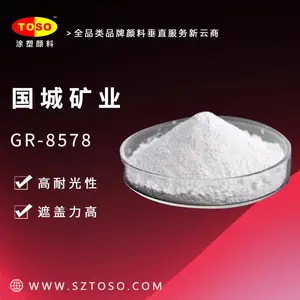TOSO涂塑颜料供应 国城 GR-8578 高白度 高遮盖 造纸专用型钛白粉
