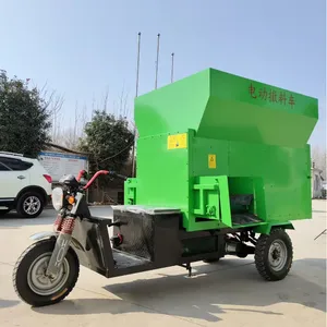 牧场饲料双向撒料车 饲喂牛羊投料机 自动运输喂料车
