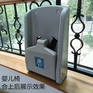 佳悦鑫多功能可折叠婴儿椅尿布台整理衣服翻身挂墙式安装