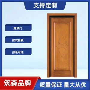  室内书房烤漆木门 家装门 现代简约 耐划伤 上门测量 安装无忧