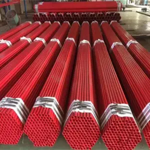 涵泰DN25-DN50压接式碳钢涂塑钢管,用于消防给排水、空压机管道