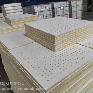 埃其粘贴型穿孔复合吸音板穿孔吸音复合板