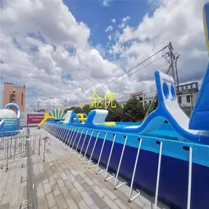 水上乐园出租 充气水池租赁 水上闯关厂家