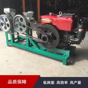 大小麻花自动下料产量高柴油膨化机 米花制作机