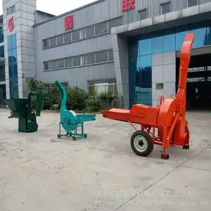 拖拉机牵引式铡草机 铡草揉搓一体机 鑫联牌自动进料产量高