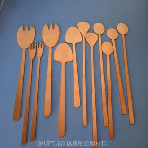 黄铜板 紫铜板 黄铜片铜带超薄垫片 铜板雕刻腐蚀 激光切割圆片