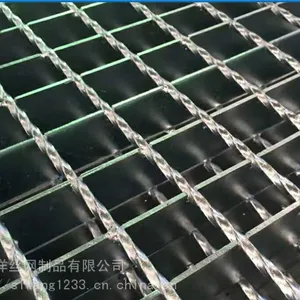 定做钢格板热浸锌格栅板 不锈钢插接平台异形定做 下水道沟盖走廊踏步板