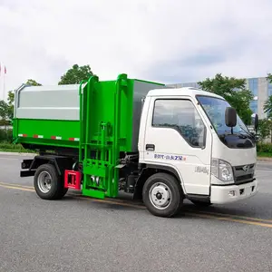 国六福田小卡5方挂桶垃圾车 市政环卫多功能挂桶垃圾车