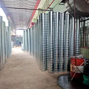 镀锌螺旋风管工厂排烟通风管道白铁皮非标定制