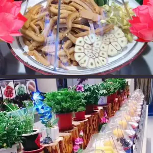 酒店菜品展示架明档不锈钢
