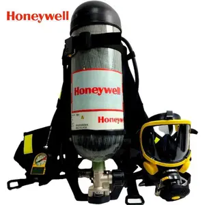 霍尼韦尔T8000 SCBA805M GA124 PANO面罩6.8L正压式空气呼吸器