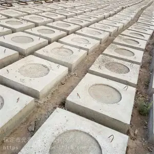 内蒙水泥拉线盘 电杆拉盘价格 600-600水泥底盘厂家