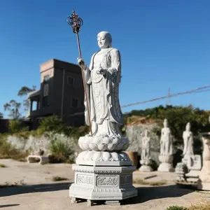 寺庙***花岗岩石雕地藏王菩萨像 户外摆放大型佛像观音来图定制