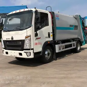 豪沃15方码头压缩垃圾车柴油压缩垃圾车直销