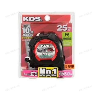 日本进口ムラテックKDS剛立G25巾5m厚爪卷尺GTR-G2550