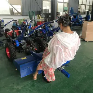 13马力拖拉机 两轮旋耕整地机犁地机 水田水稻r割机 农用起垄开沟机