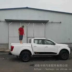 长城风骏567帅铃t6dmax纳瓦拉皮卡车货箱平板盖液压***款平盖后厢盖改装