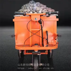 新悦工地拉沙灰斗车 养殖拉粪电动三轮车 养殖农用室内运输车