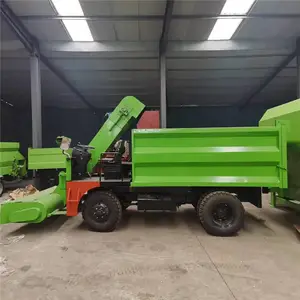 大马力柴油清粪车 牛场小型自动铲粪车厂家