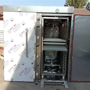 馒头房设备厂家供应全套蒸馒头设备 方圆馒头两用自动摆盘流水线 推车式馒头蒸房 蒸饭车