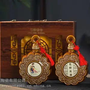 750ml�մɾ�ƿ���ŷ� ������Բľ��װ��ƿ ��ذ׾�ƿ��Ʒ