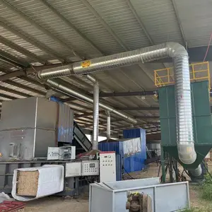 厂家直销蒙口怀远草场牧草粉碎机流水线专用脉冲除尘器