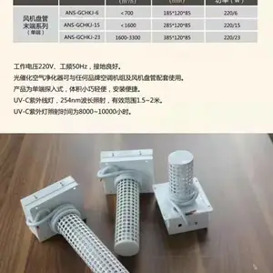 插入式光氢离子空气消毒净化机