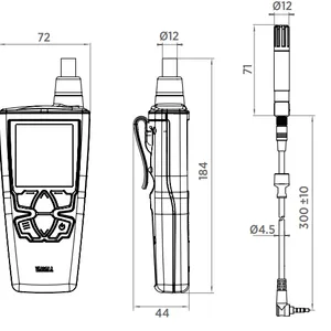 Vaisala混凝土水分测量套件 SHM40用于符合 ASTM2170 标准的钻孔测量