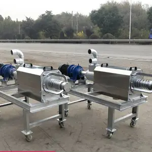 固液分离机 不锈钢猪粪干湿分离机 牛粪挤压机 易清洗