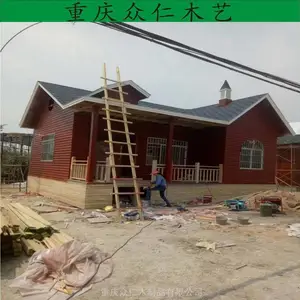 梁平樟子松传统木房子 乡村现代别墅设计安装 众仁木艺