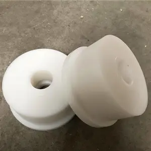 尼龙橡塑加工定制-高分子聚乙烯滚轮-轴承PE塑料轮子