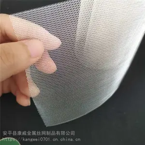 斜拉铝网孔径1.5X3mm 0.05mm厚铝箔网 锂电池铝网可裁片冲形