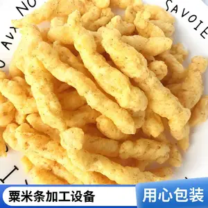 膨化奇多食品生产线 粟米条零食加工设备 膨化油炸玉米条机械