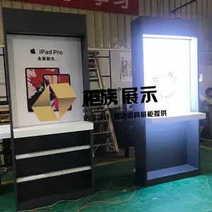 新品苹果手机展示柜台 mono智能版配件背柜价格